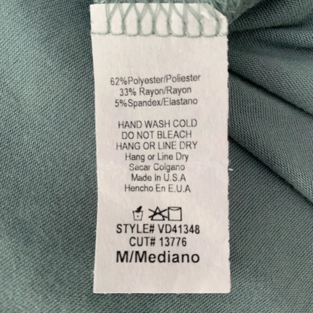 Sage Ruched Sleeve Maternity Swing Dress - Picture 5 of 5